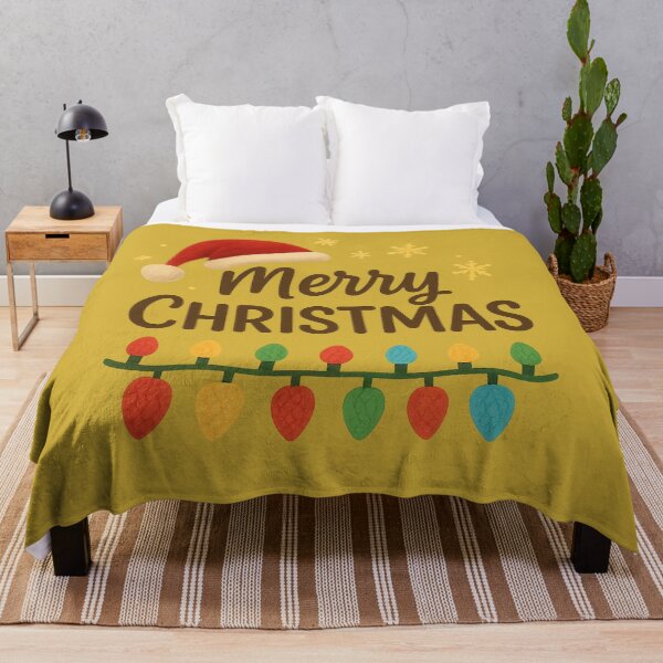 Item preview, Playful Christmas Greeting with Hemming-Style Light String designed and sold by annenambiro.