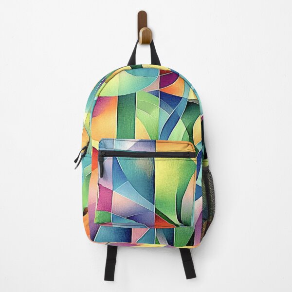 Item preview, Abstract Shapes in Rainbow Colors designed and sold by ViaARTfactory.