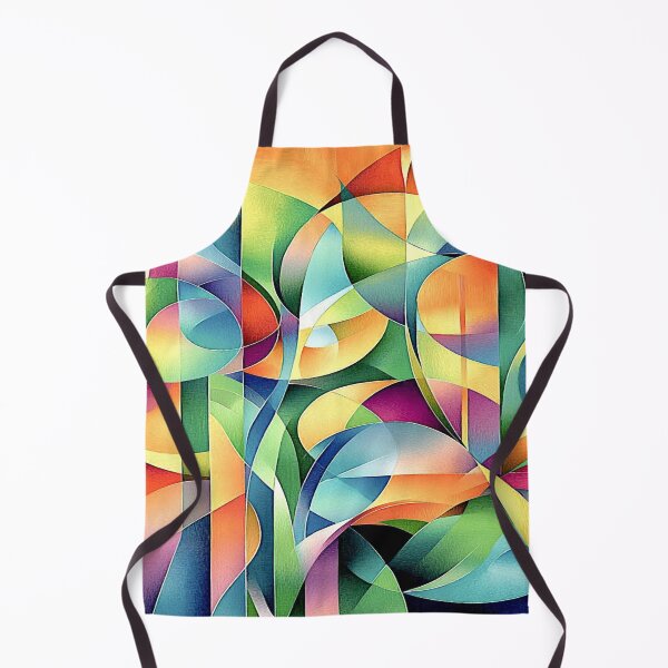 Item preview, Abstract Shapes in Rainbow Colors designed and sold by ViaARTfactory.