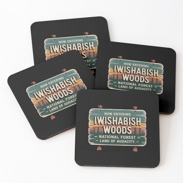 Item preview, Now Entering Iwishabish Woods National Forest Land Audacity designed and sold by jkrphoto.