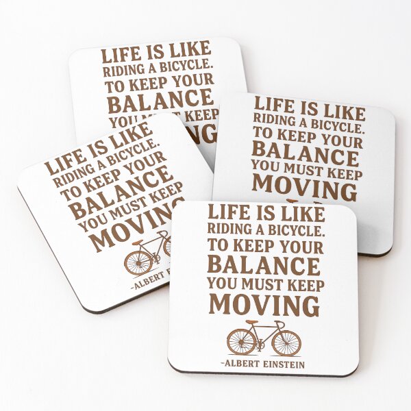 Item preview, Life Is Like Riding a Bicycle – Vintage Motivational Quote Design designed and sold by JA-1994.