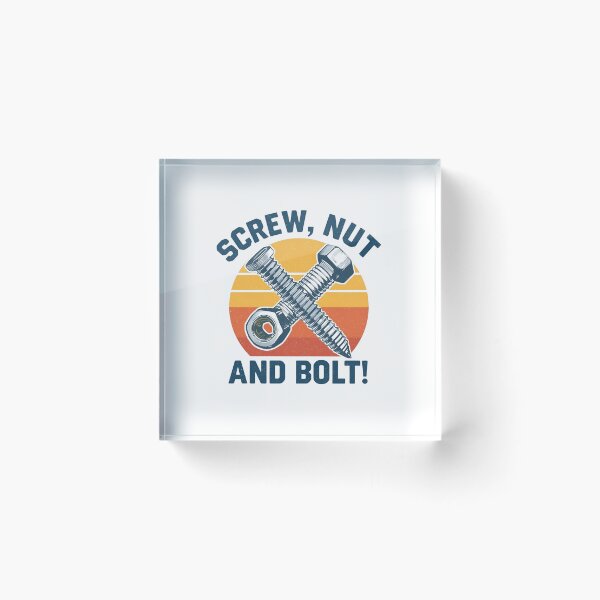 Item preview, SCREW, NUT AND BOLT! designed and sold by NicMacTees.