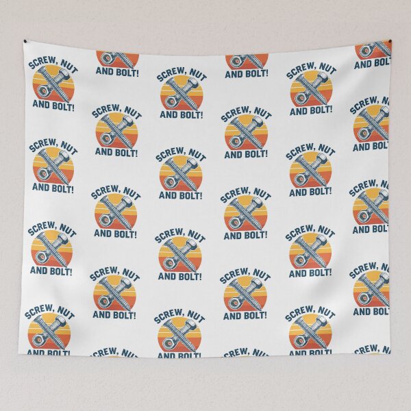 Item preview, SCREW, NUT AND BOLT! designed and sold by NicMacTees.