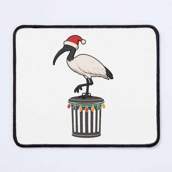 Item preview, Funny Australian Ibis Christmas – Festive Bin Chicken Santa Hat | Cute Aussie Holiday Bird Gift designed and sold by BrainBubbleArt.