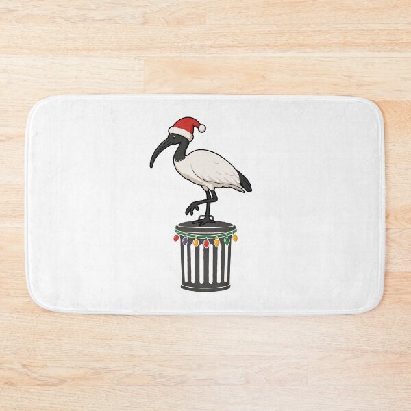 Item preview, Funny Australian Ibis Christmas – Festive Bin Chicken Santa Hat | Cute Aussie Holiday Bird Gift designed and sold by BrainBubbleArt.
