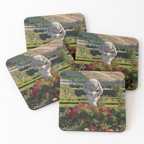 Item preview, Atlas Statue Garden: Mythology Meets Timeless Beauty designed and sold by Photogenic Snap.