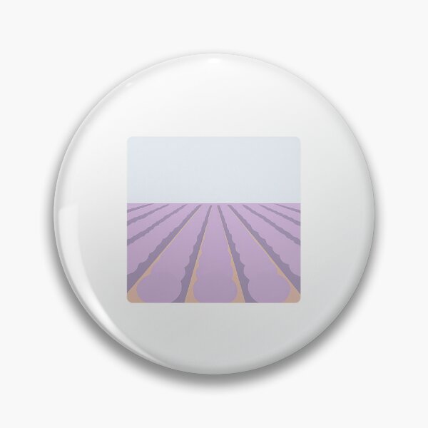 Item preview, Minimal Lavender Field Pastel Landscape designed and sold by Le Grand Requin.