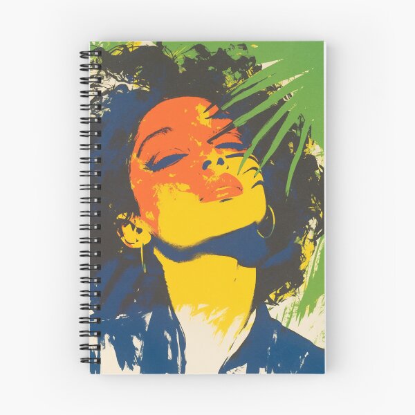 Item preview, Tropical Muse - Bold Pop Black Woman Portrait designed and sold by trajeado14.