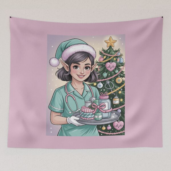 Item preview,  Santa’s Little Scrub Helper designed and sold by McVrax.