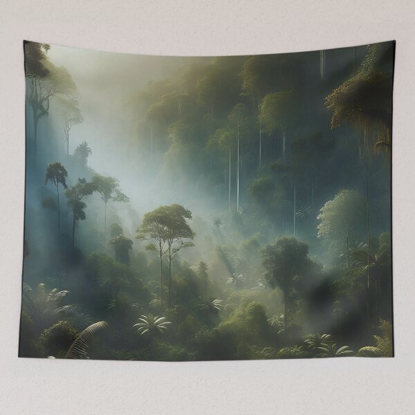 Item preview, Beautiful rainforest with many trees designed and sold by ReneMM.