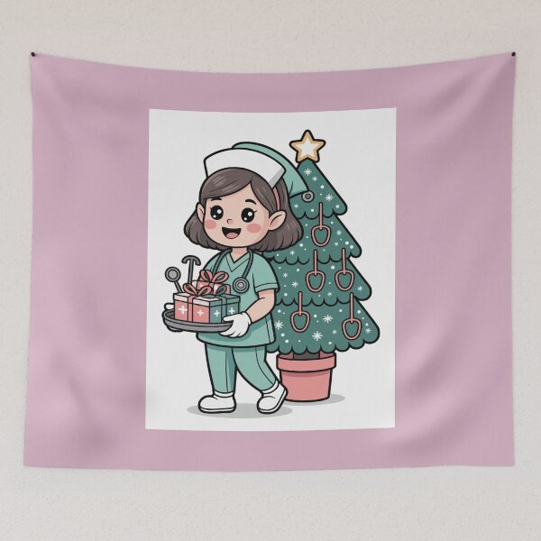 Item preview, Santa’s Little Scrub Helper designed and sold by McVrax.