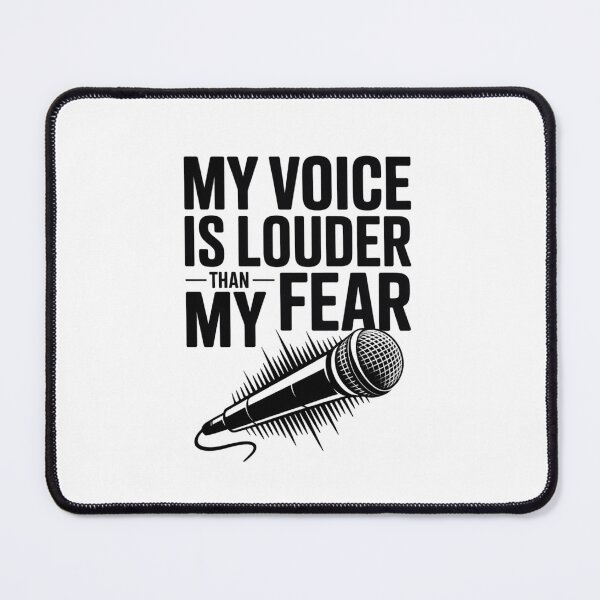 Item preview, My Voice is Louder than My Fear designed and sold by NicolasGlowArt.