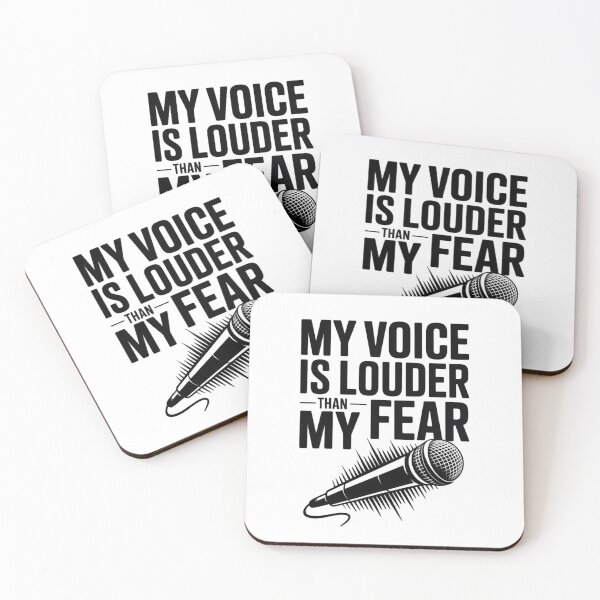 Item preview, My Voice is Louder than My Fear designed and sold by NicolasGlowArt.