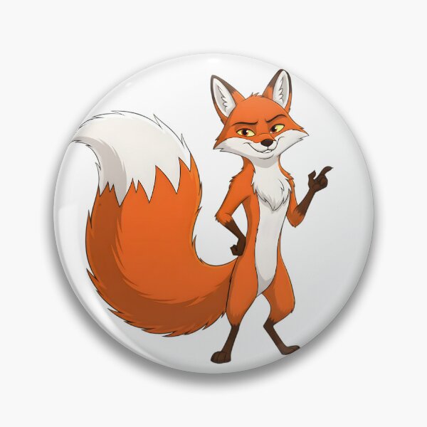 Item preview, Cunning Cartoon Fox Mascot – Sly and Charismatic Character designed and sold by YASS@.