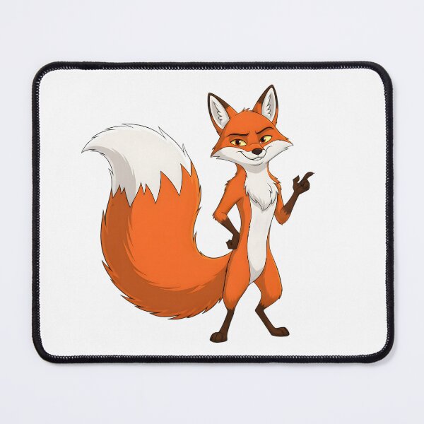 Item preview, Cunning Cartoon Fox Mascot – Sly and Charismatic Character designed and sold by YASS@.