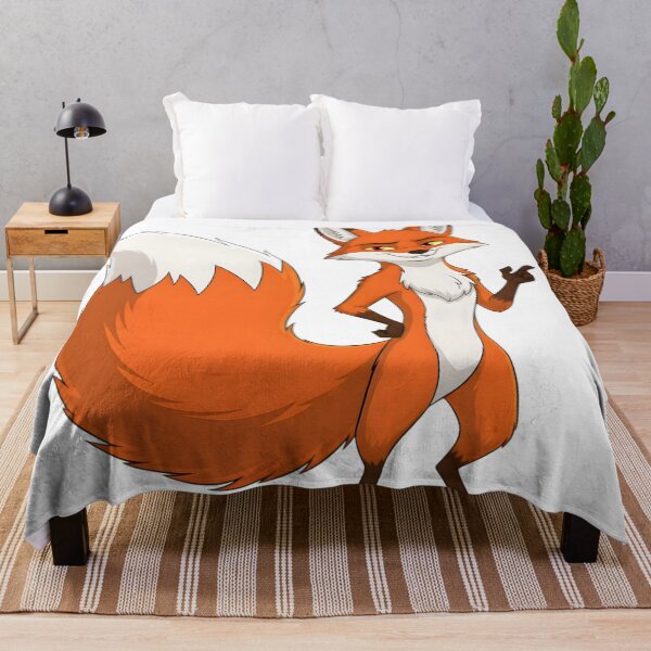 Item preview, Cunning Cartoon Fox Mascot – Sly and Charismatic Character designed and sold by YASS@.