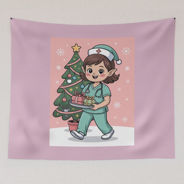 Item preview, Santa’s Little Scrub Helper designed and sold by McVrax.