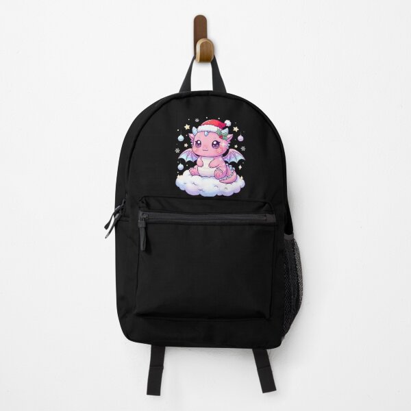 Item preview, Cute Kawaii Christmas Pink Dragon on a Cloud Holiday Art designed and sold by tarikusa02.