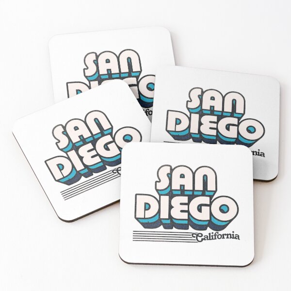 Item preview, San Diego California Retro designed and sold by Oniyasha.