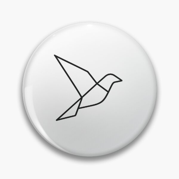 Item preview, Minimal Geometric Flying Bird Vector designed and sold by Le Grand Requin.