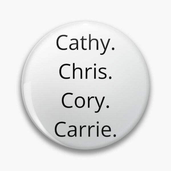 Item preview, Cathy. Chris. Cory. Carrie designed and sold by 4tinycats.