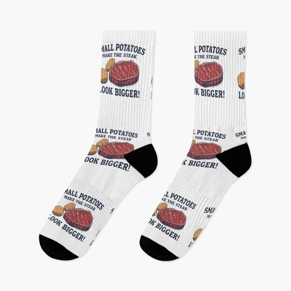 Item preview, Small potatoes make the steak look bigger! designed and sold by NicMacTees.