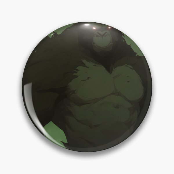 Item preview, Dark Colossal Ape Titan – Mythic Jungle Monster Illustration designed and sold by Skolyak.