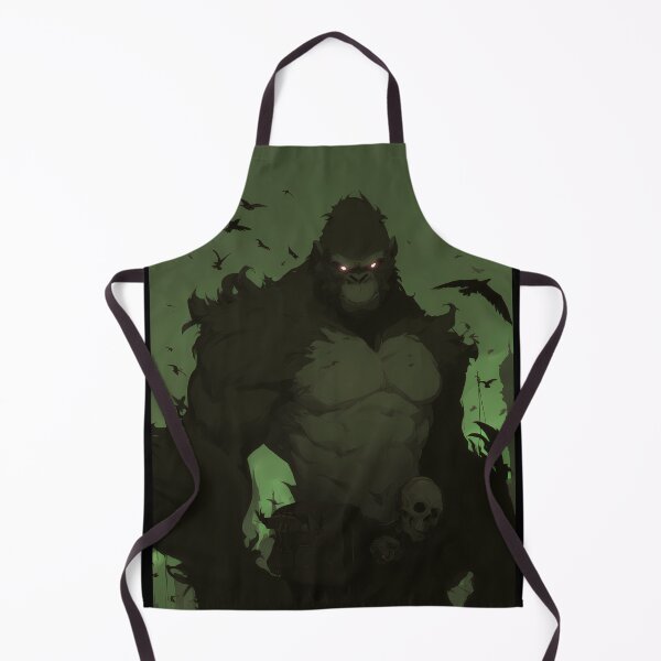 Item preview, Dark Colossal Ape Titan – Mythic Jungle Monster Illustration designed and sold by Skolyak.