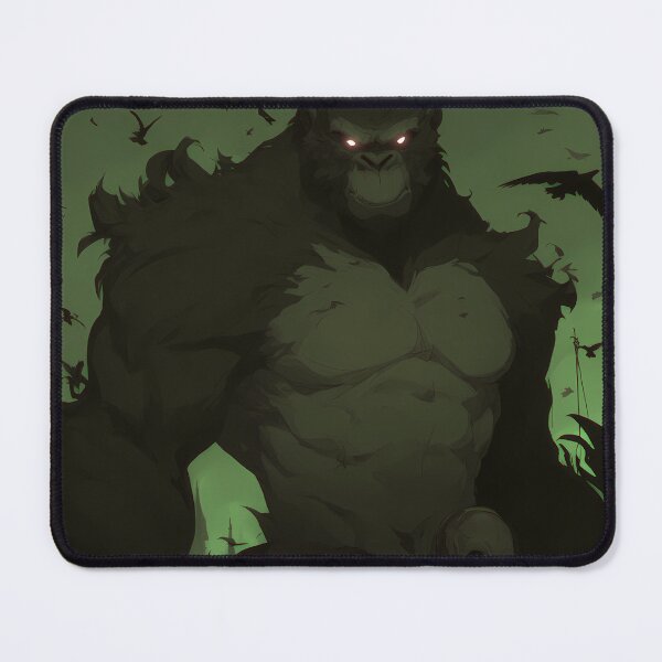 Item preview, Dark Colossal Ape Titan – Mythic Jungle Monster Illustration designed and sold by Skolyak.