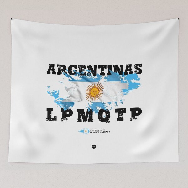 Item preview, Argentinas LPMQTP - Hear mortals (fc) I designed and sold by XUSRedbubble.