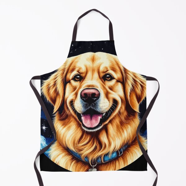 Item preview, Happy Golden Retriever Dog Portrait. Funny Labrador Retriever designed and sold by PeasyEasy.
