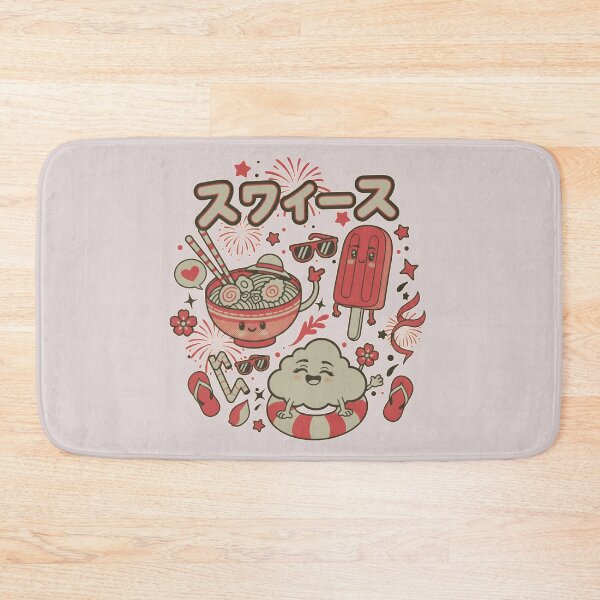 Item preview, Kawaii Summer Food Party - Japanese Noodle Popsicle Cloud Art designed and sold by AwesomeBeyondLimits.
