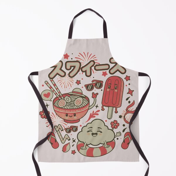 Item preview, Kawaii Summer Food Party - Japanese Noodle Popsicle Cloud Art designed and sold by AwesomeBeyondLimits.