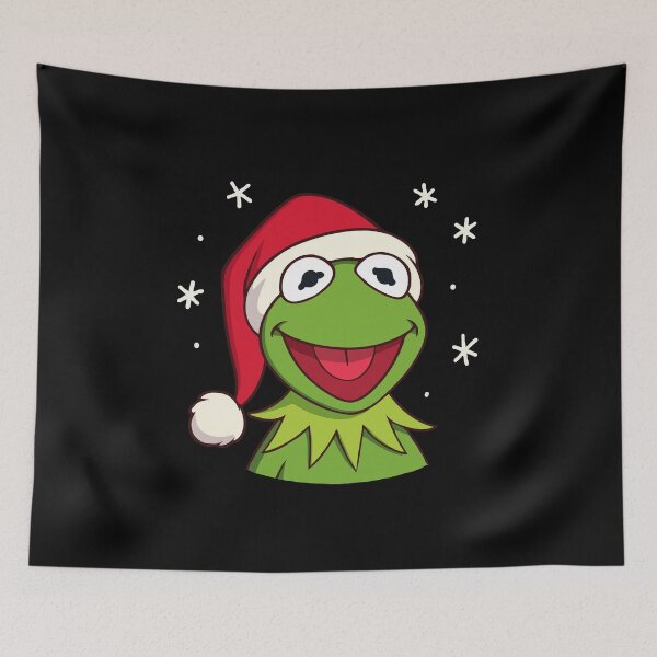 Item preview, Adorable Christmas Frog in Santa Hat – Cute Festive Cartoon Character Winter Holiday Design designed and sold by BrainBubbleArt.