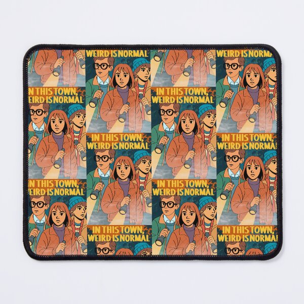 Item preview, In This Town, Weird Is Normal – Retro Quote designed and sold by effdesigns.