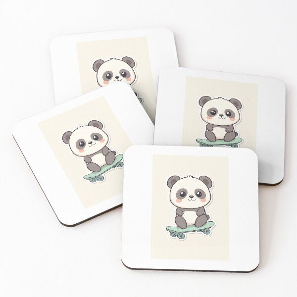Item preview, Cool Skating Panda designed and sold by EdgeFlow.