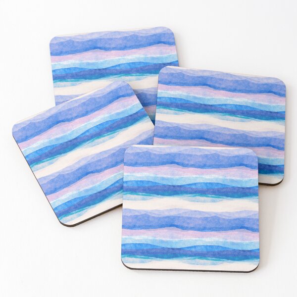 Item preview, Sea and mountains wavy texture stripe pattern designed and sold by SaryandSaff.