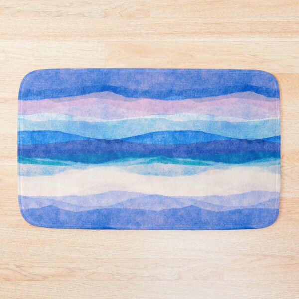 Item preview, Sea and mountains wavy texture stripe pattern designed and sold by SaryandSaff.