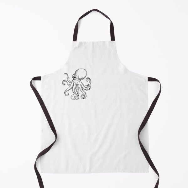 Item preview, Big Eyed Octopus Line Art designed and sold by DariaCraft.