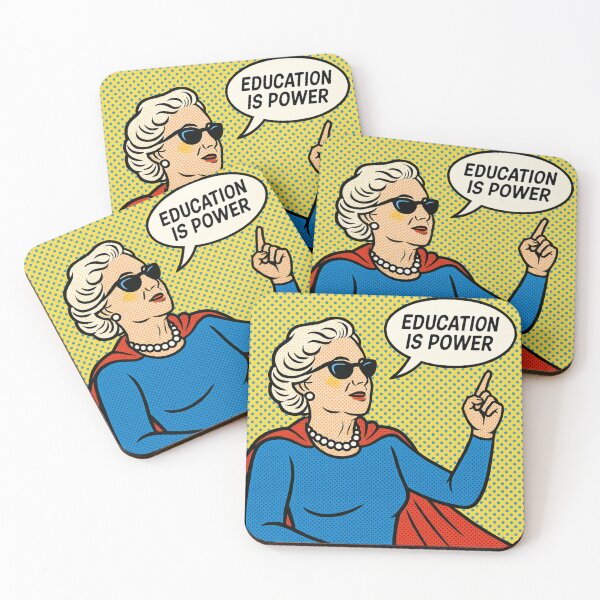 Item preview, Montessori Pop Art — Education Is Power designed and sold by MforMontessori.