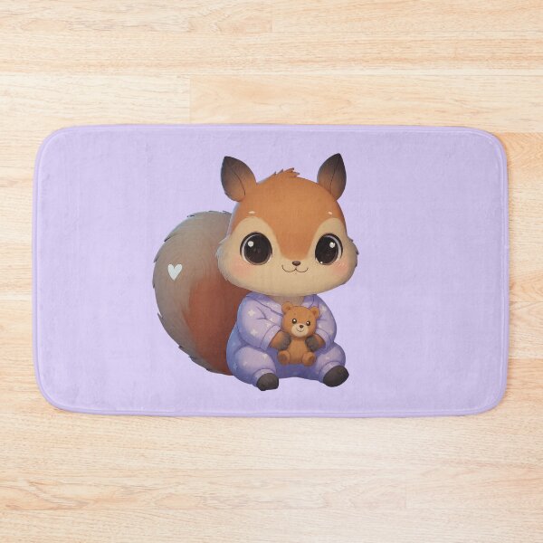 Item preview, Niko the Pajama Squirrel with Teddy – Cute Companions designed and sold by Cute-Companions.