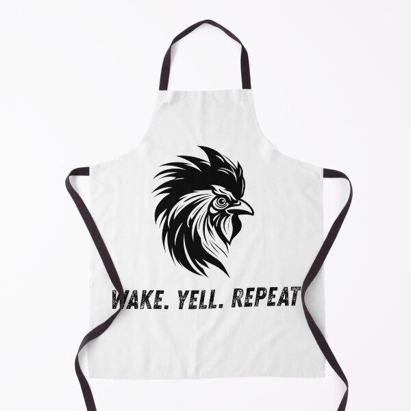 Item preview, Wake. Yell. Repeat. – Funny Rooster Design for Early Risers designed and sold by Panoramax.