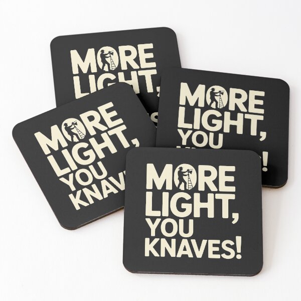 Item preview, More Light You Knaves Vintage Cream Shakespeare Theatre  designed and sold by theatrefinery.