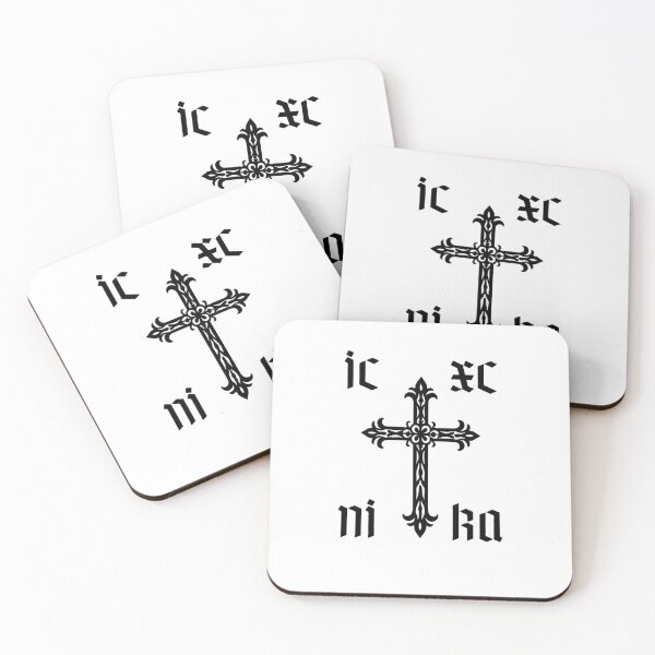 Item preview, IC XC NIKA - GOTHIC CROSS designed and sold by Pandora's  Box.