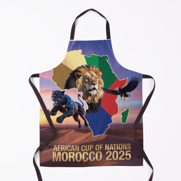 Item preview, Fierce AFCON 2025 - Tribal Animal Warriors Football T-Shirt designed and sold by SHOPYWOOD ⭐⭐⭐⭐⭐.