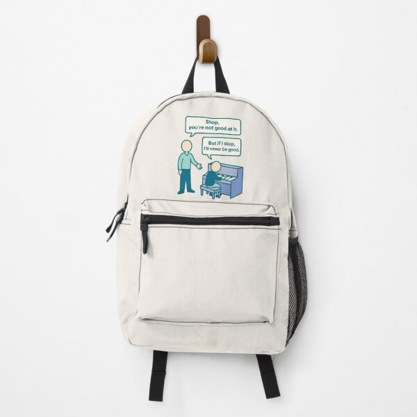 Item preview, Never Stop Improving – Motivational Piano Practice Illustration designed and sold by GraphicEX.