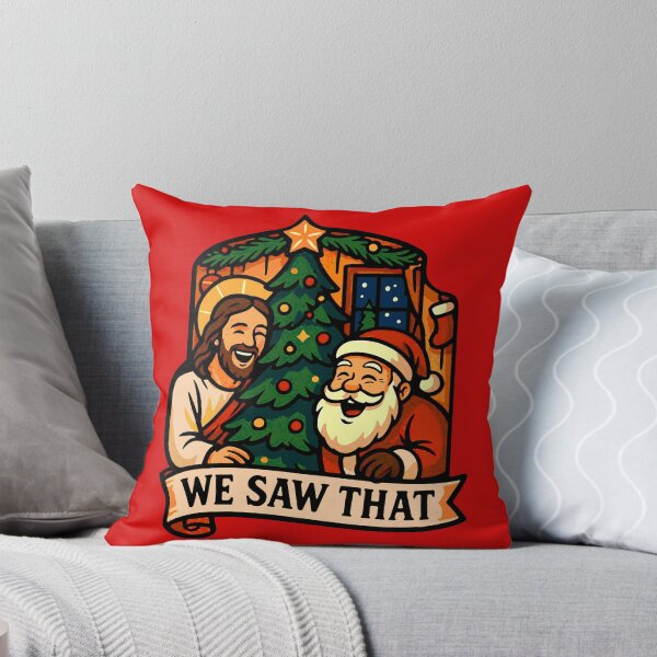 Item preview, We Saw That Jesus Santa Claus Christmas Tree designed and sold by plushism.