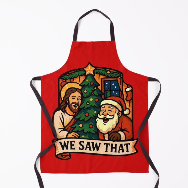 Item preview, We Saw That Jesus Santa Claus Christmas Tree designed and sold by plushism.