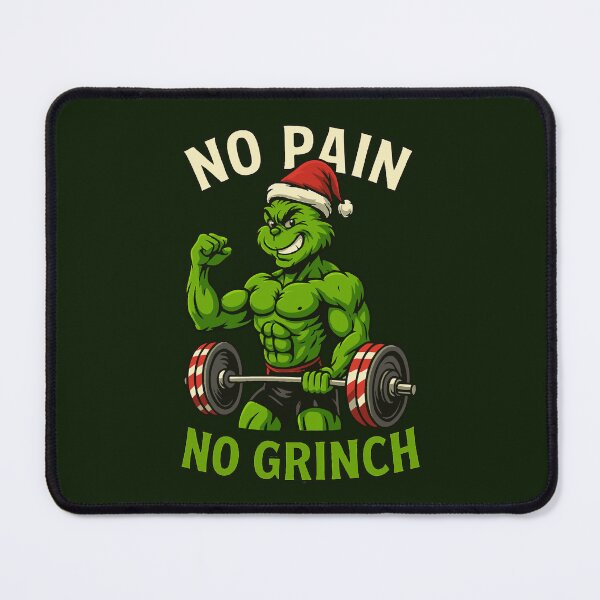 Item preview, Buff Grinch Weightlifting Christmas Parody designed and sold by -DEEWOLF-.