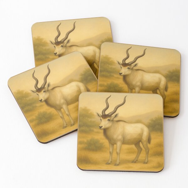 Item preview, Addax Antelope – GeoWild Desert Elegance designed and sold by GeoWild Designs.